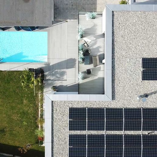 Einfamilienhaus mit Solaranlage